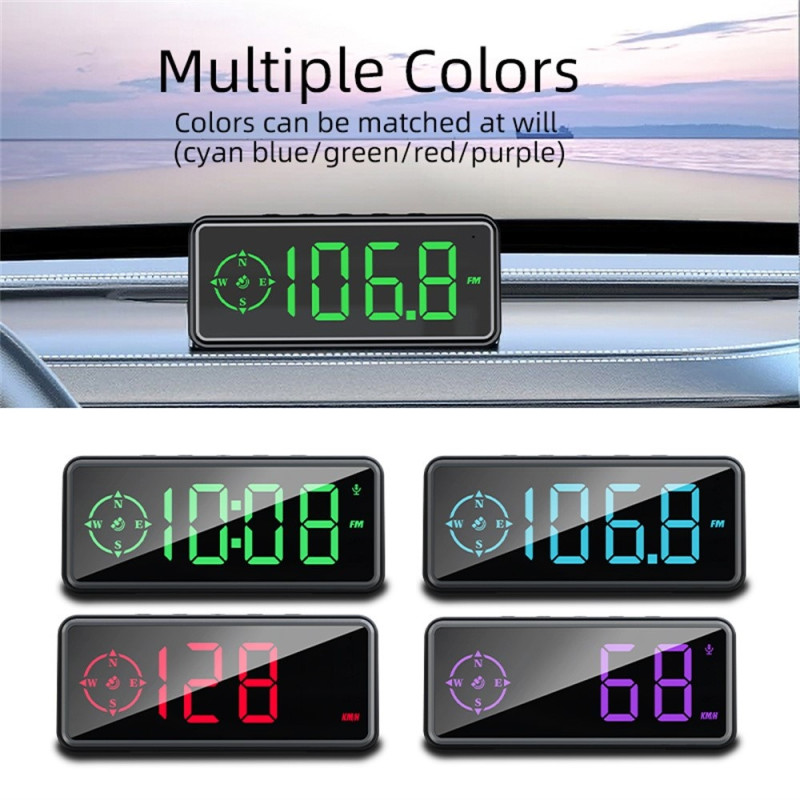 HUD GPS-nopeusmittarin näyttö HD-ylinopeusvaroitus ajoneuvoille