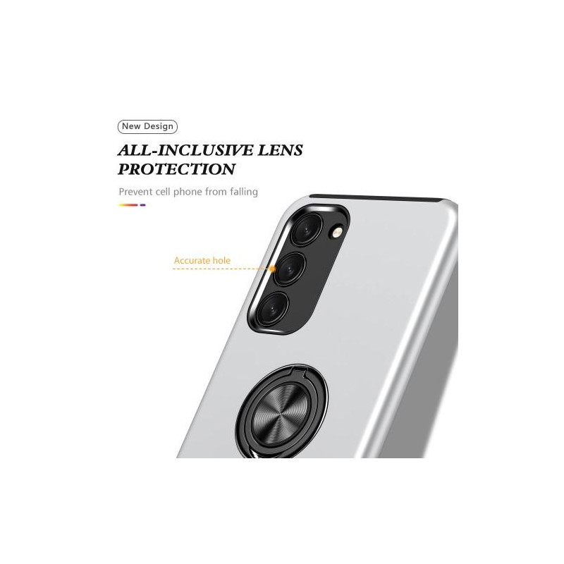 Samsung Galaxy S23+ Sormirengas Sivutuen Hybridikotelo - Hopea