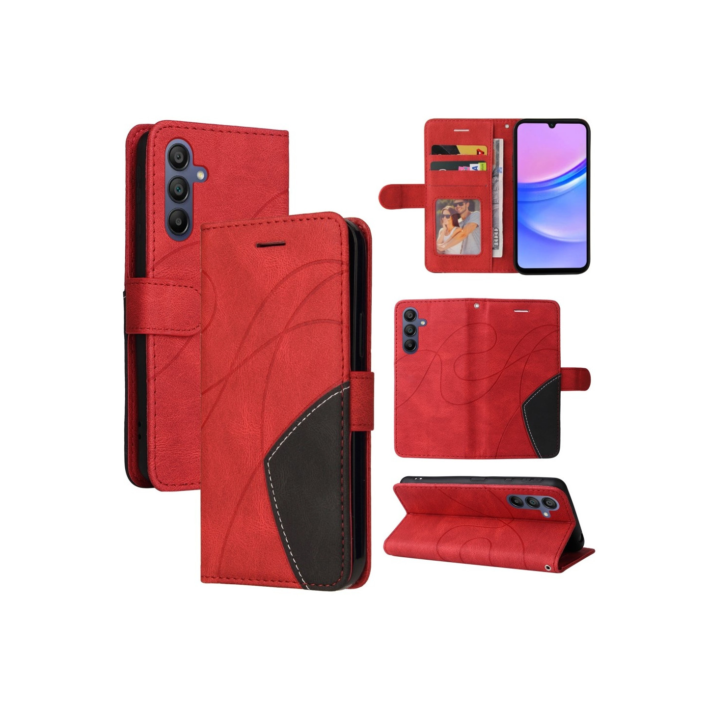 KT Plånboksfodral till Samsung Galaxy A16 - Röd