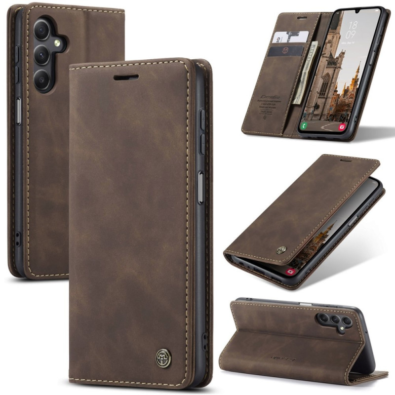 CASEME Retro Pung Taske til Samsung Galaxy A16 - Coffee