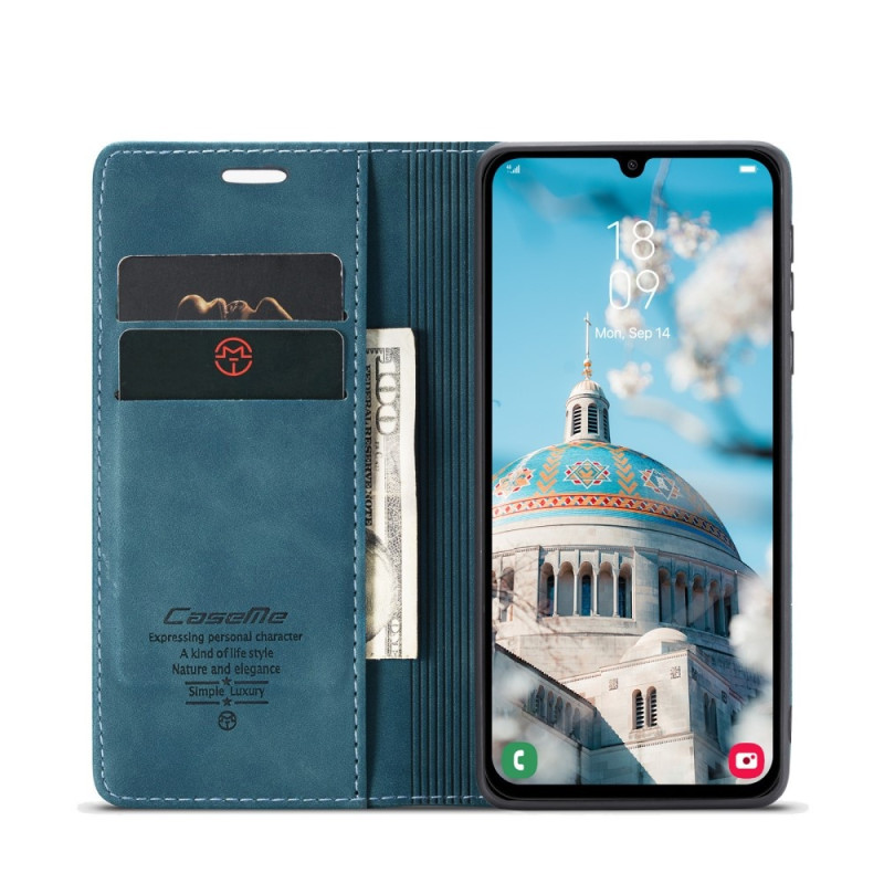 CASEME Retro Wallet Case for Samsung Galaxy A16 - Blue