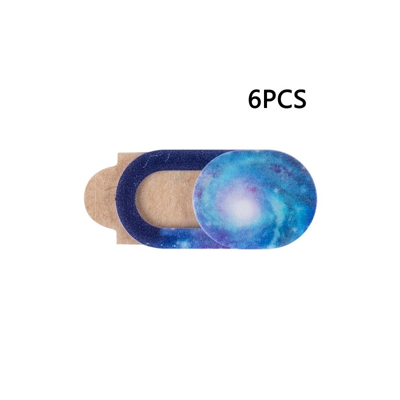 6pcs Anti - spy Computer Camera Protection Slider Anti - Peep Privacy - Starry Sky 1