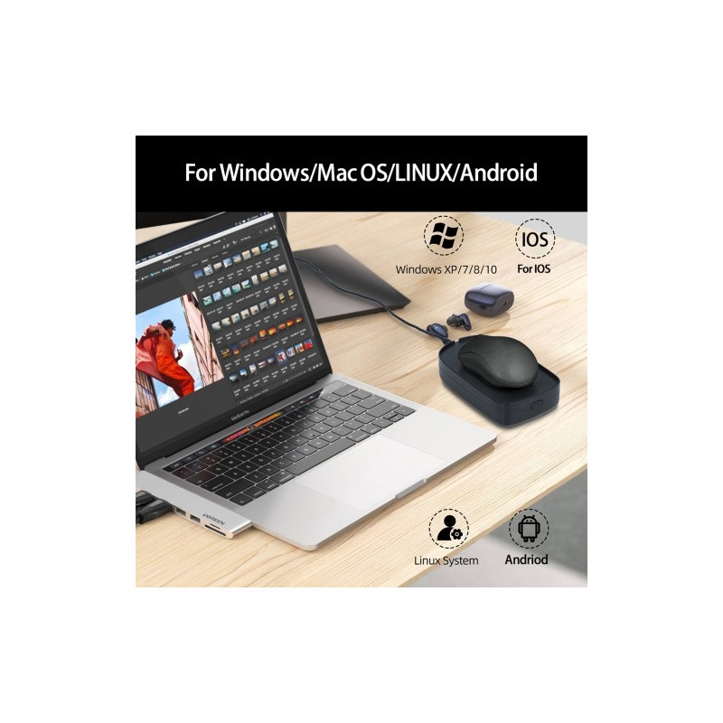 Mouse Jiggler Simuler Mouse Mover holder computeren aktiv trådløs mus Wiggler