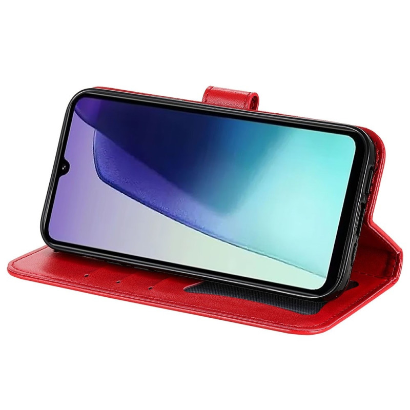 Till Xiaomi Redmi 14C Plånboksfodral med Blommigt Mönster - Röd