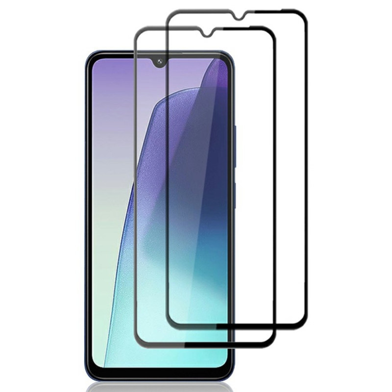 Amorus Härdat Glas Till Xiaomi Redmi 14C Heltäckande 2 - pack