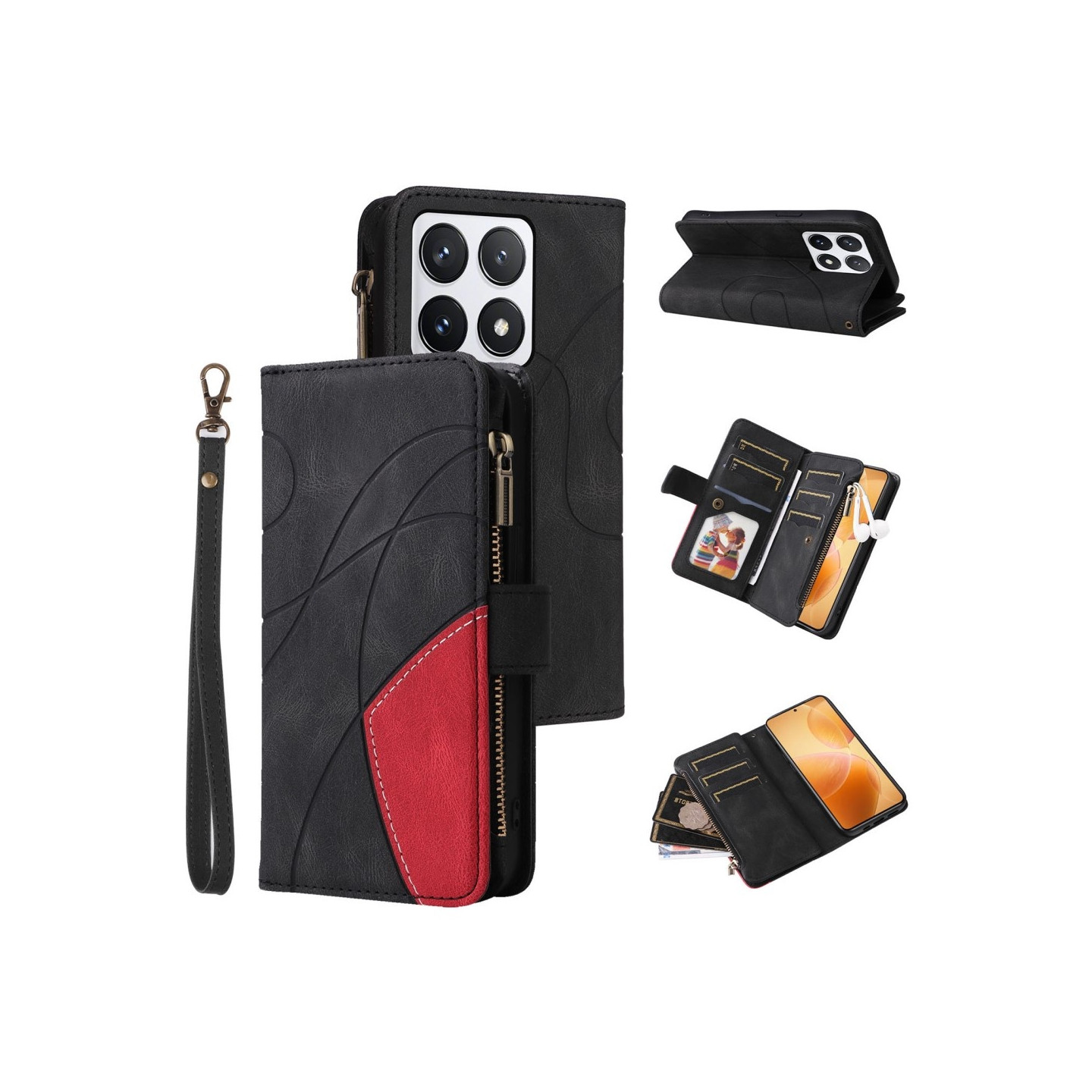 KT Plånboksfodral till Xiaomi 14T Pro - Svart