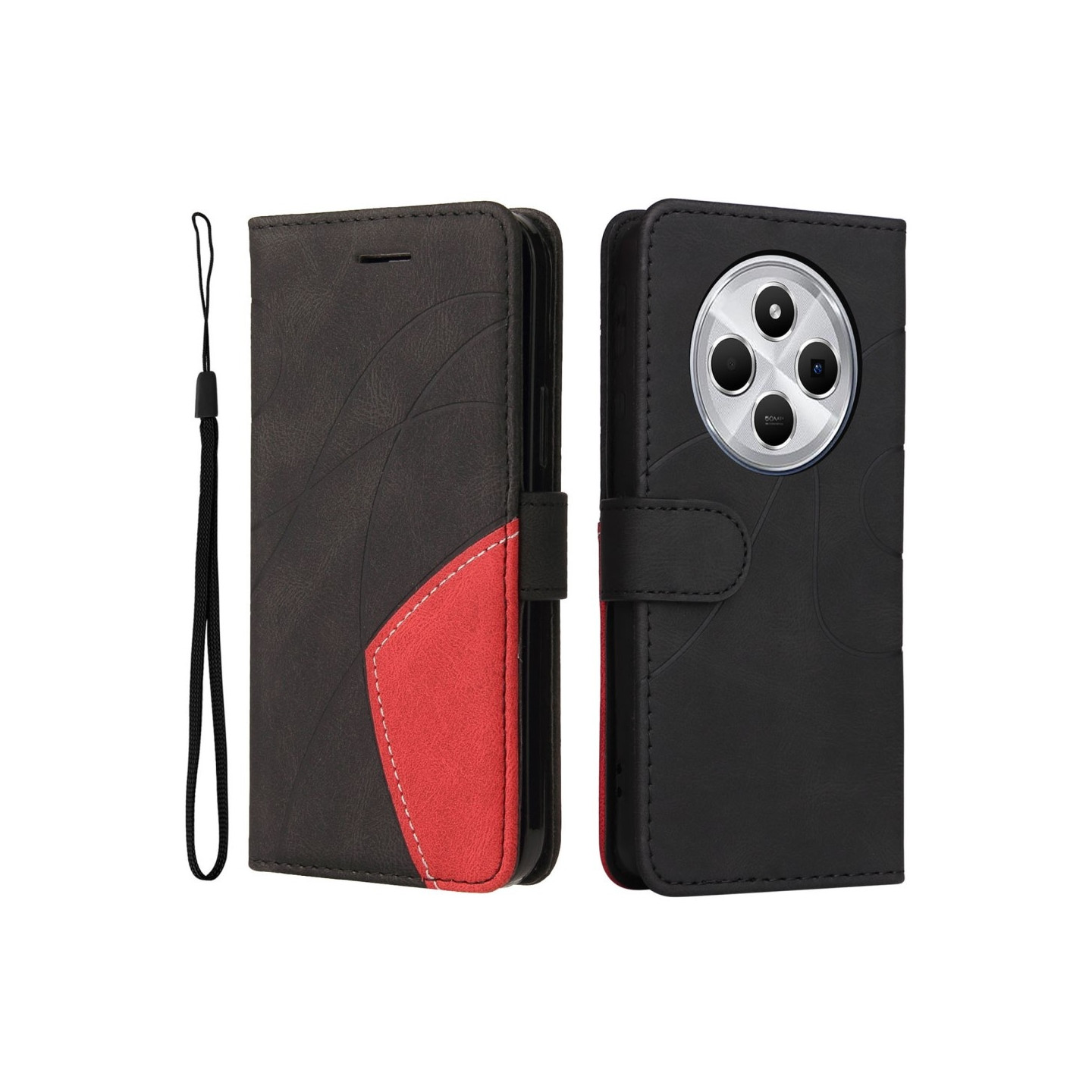 KT Plånboksfodral till Xiaomi Redmi 14C - Svart