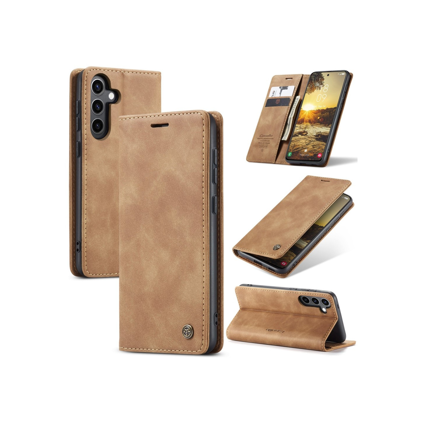 CASEME Retro Pung Taske til Samsung Galaxy S24 FE