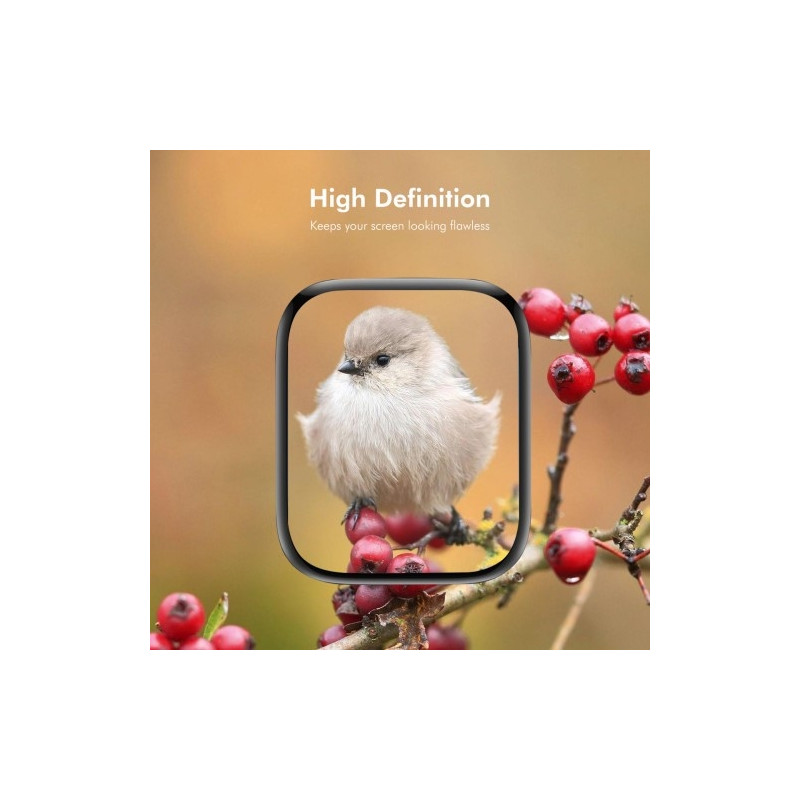 Kellosarjalle 10 42mm 2kpl näytönsuoja 3D kaareva kirkas kalvo - läpinäkyvä