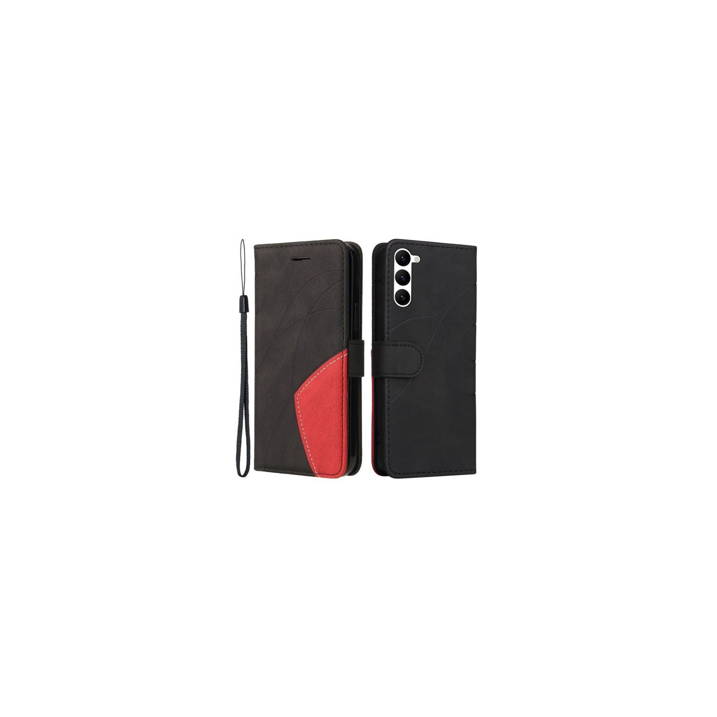 KT Lommebok - deksel til Samsung Galaxy S23 - Svart/Rød