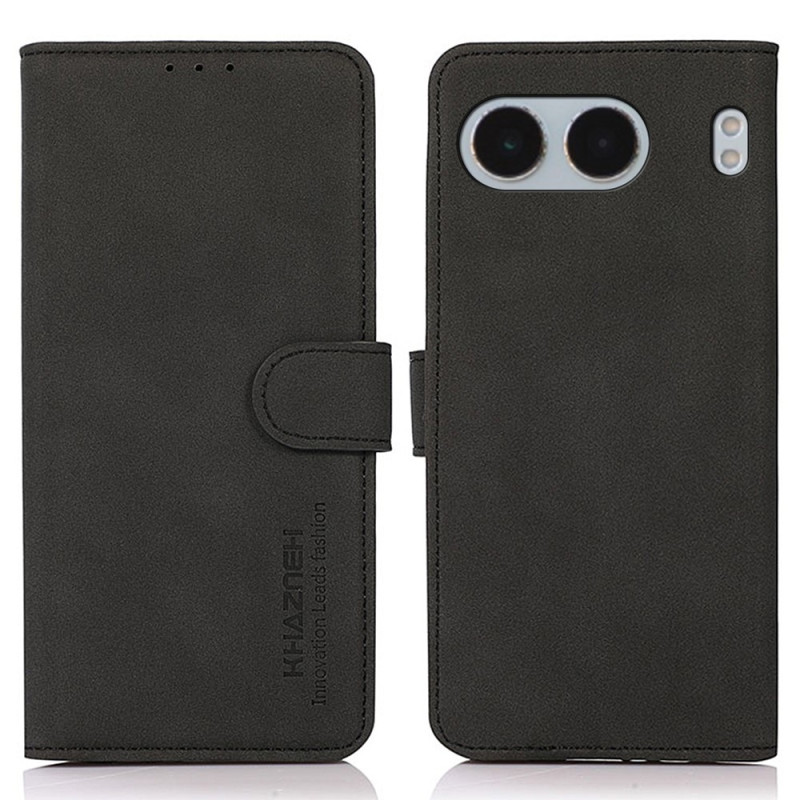 KHAZNEH For OnePlus Nord 4 Case Wallet Case Shell Phone Case - Black