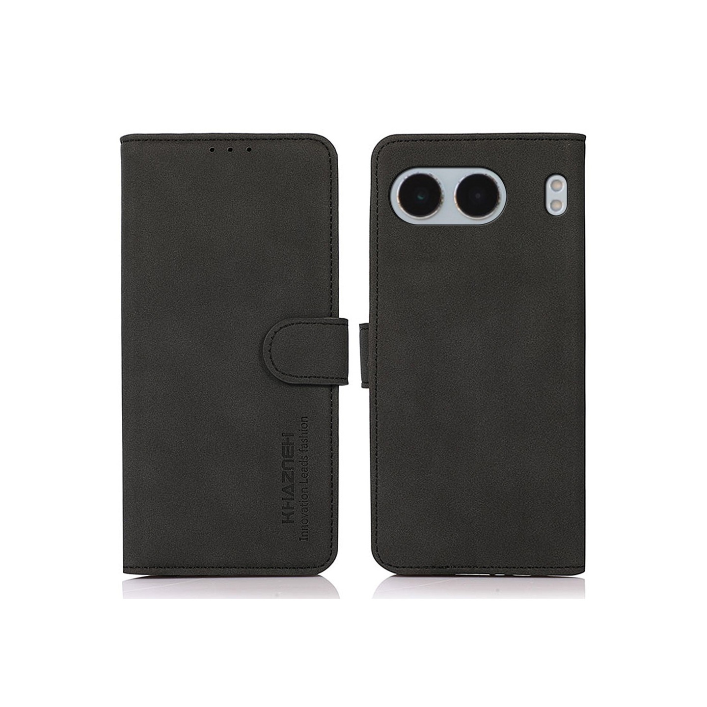 KHAZNEH For OnePlus Nord 4 Case Wallet Case Shell Phone Case - Black