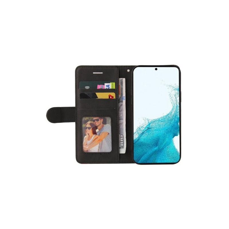 KT Lommebok - deksel til Samsung Galaxy S23 - Svart/Rød