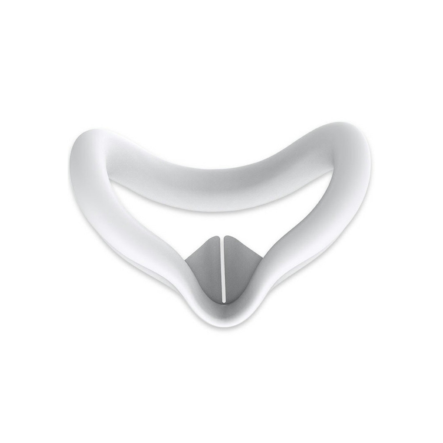 For Meta Quest 3S VR Silicone Case Anti - Sweat Face Pad Protective Cover - White