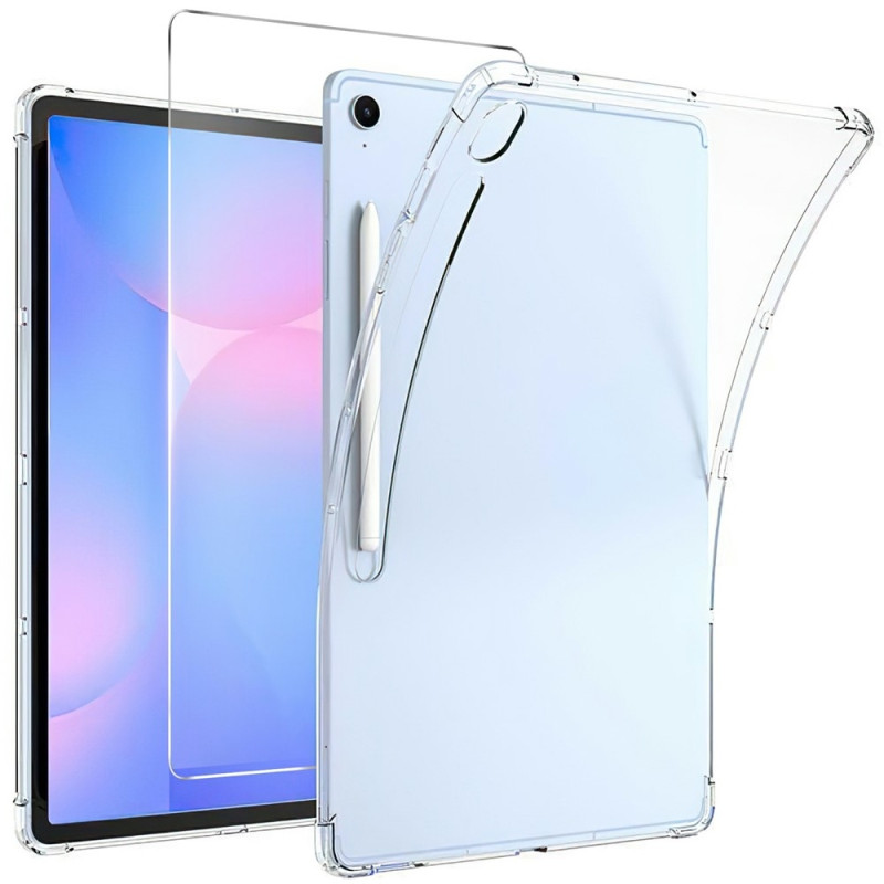Samsung Galaxy Tab S10 Lite Kuori Kirkas TPU + Reunahiomattu