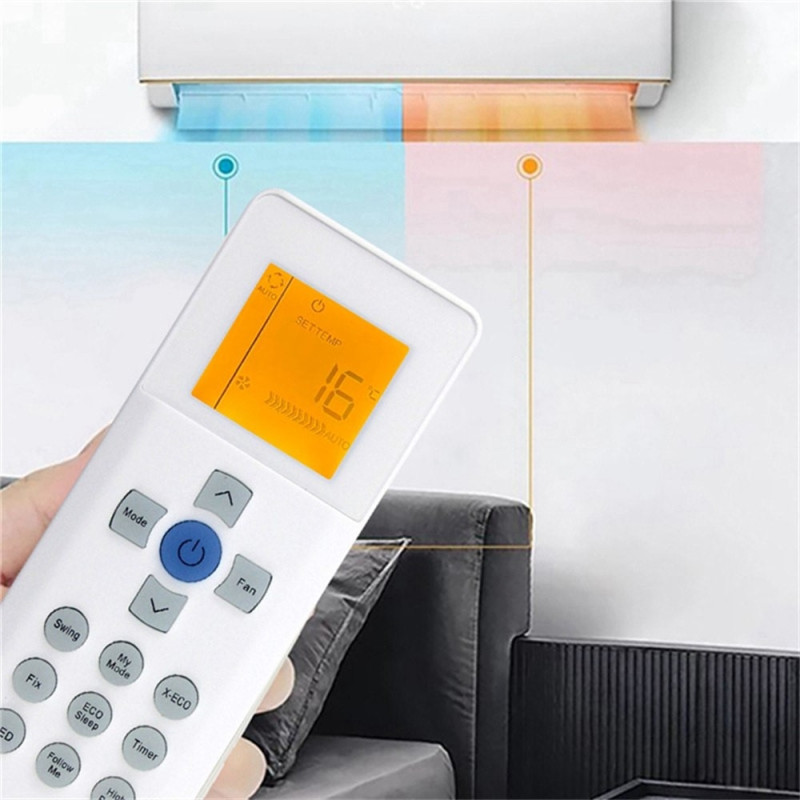 Kaukosäätimen vaihto RG67G(2S) / BGEF-mallille Carrier-ilmastointilaitteisiin