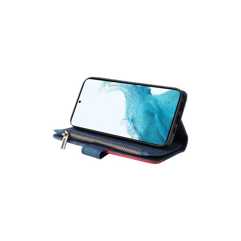 KT Multi - function Series - 5 For Samsung Galaxy S23 Phone Case Blue/Red