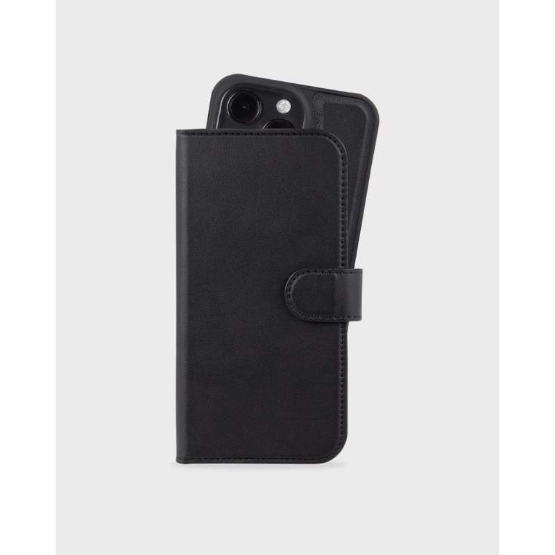Holdit Cover Wallet Case Magnet Plus Black til iPhone 16 Pro Max