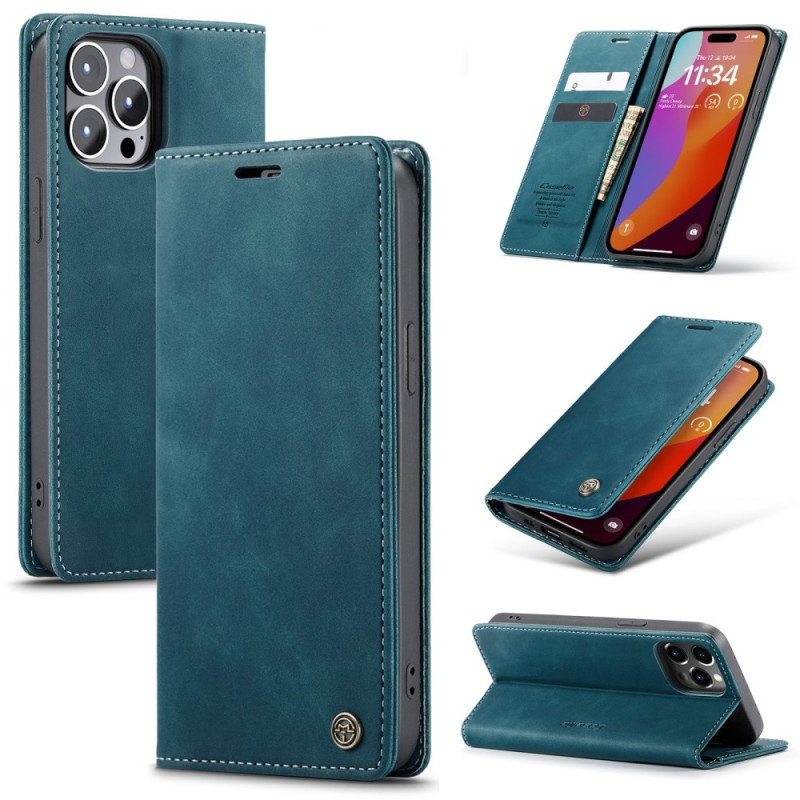 CASEME Retro Wallet Case for iPhone 16 Pro Max