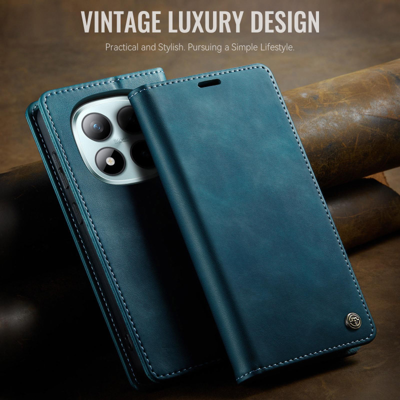 CASEME Retro Etui med Lommebok til Xiaomi Poco M8 Pro 5G / Xiaomi Redmi Note 15 Pro+ 5G