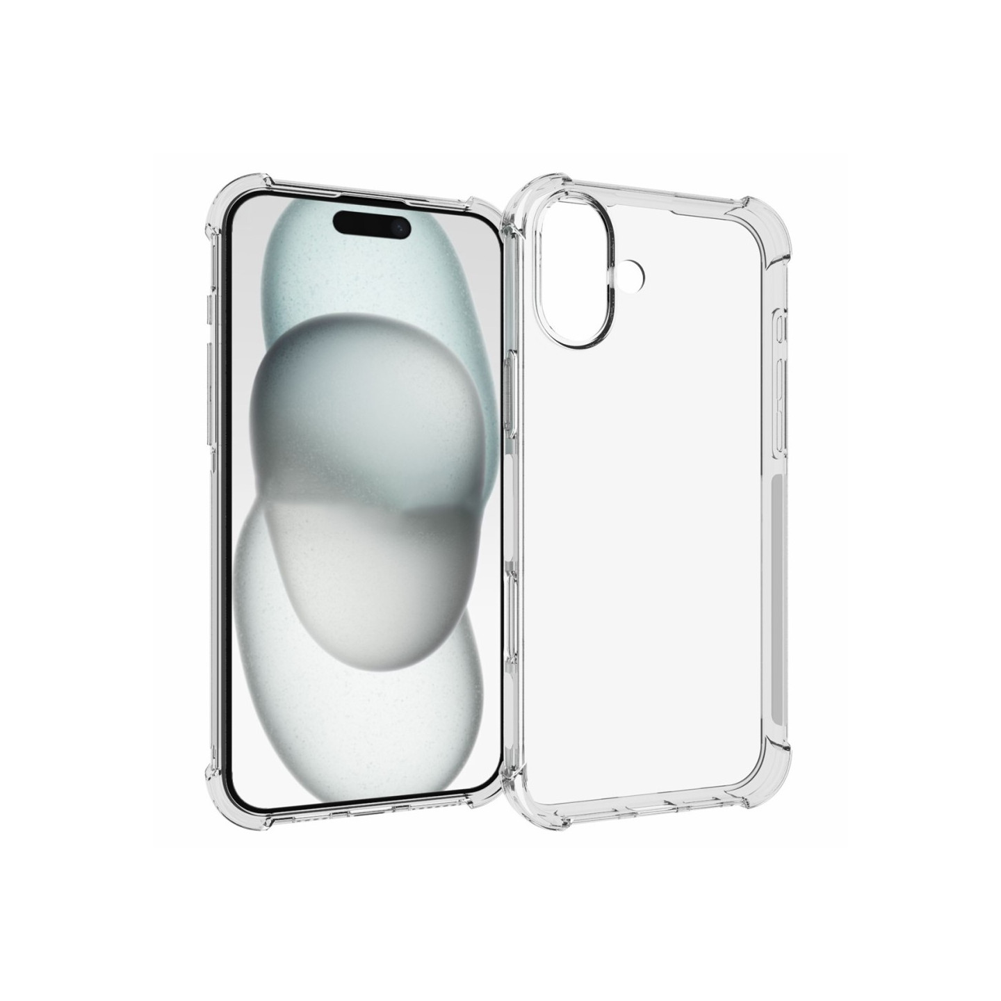 Cover Shell til iPhone 16 Plus Stødabsorberende Forstærkede hjørner TPU