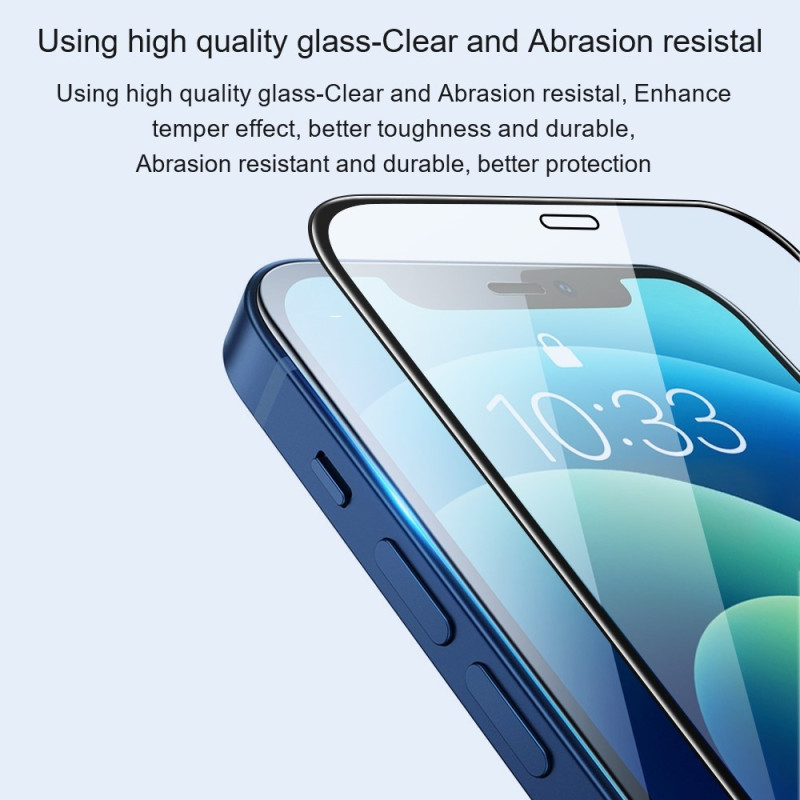 AMORUS till iPhone 16 Pro Härdat glas skärmskydd 2 - Pack