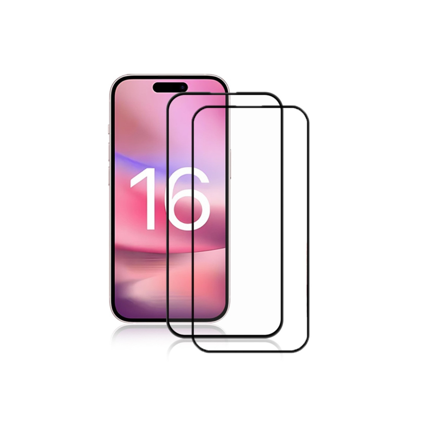 AMORUS For iPhone 16 Plus Skærmbeskytter Glas 2stk