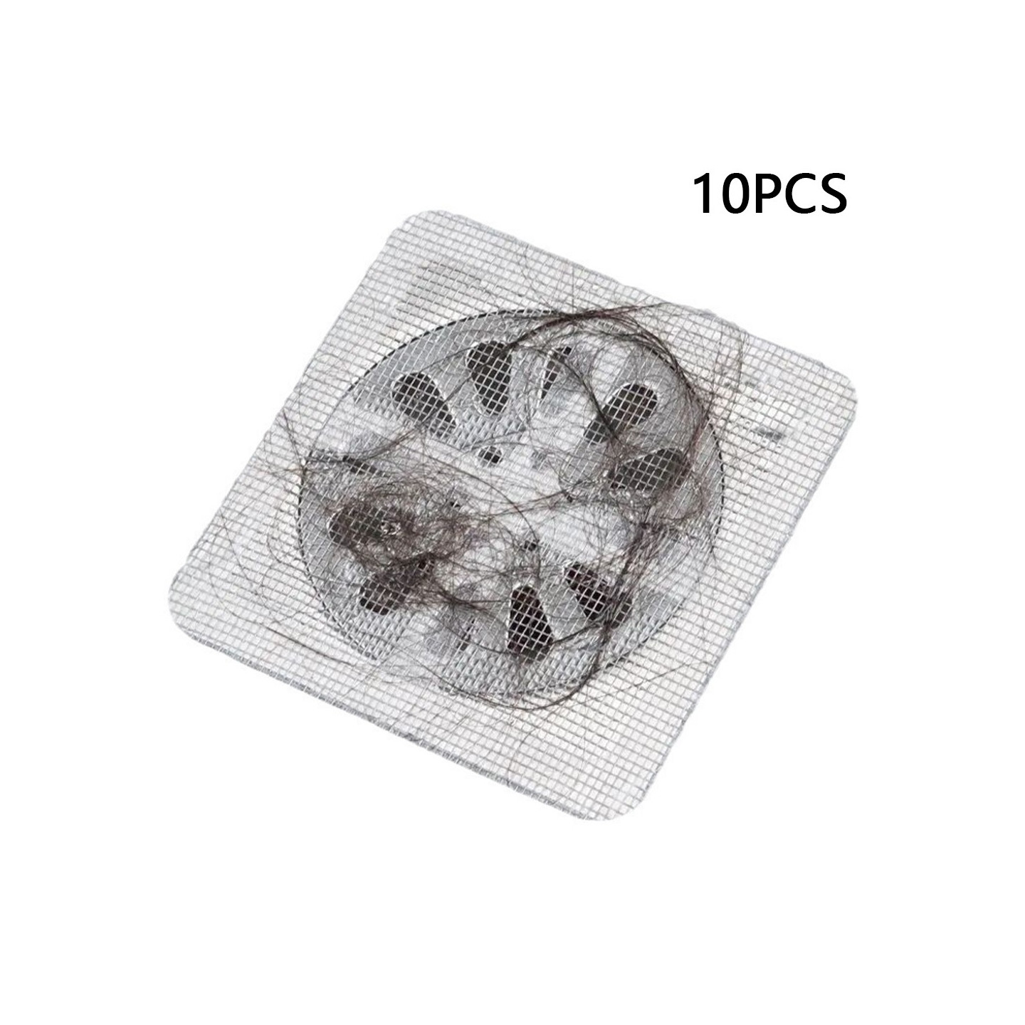 10 pcs Bathroom Shower Drain Catcher Net Cover Floor Sink Strainer Hair Stopper