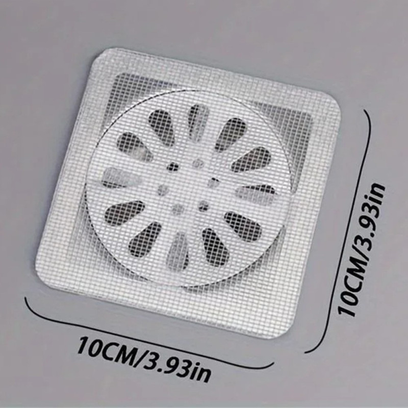 10 pcs Bathroom Shower Drain Catcher Net Cover Floor Sink Strainer Hair Stopper