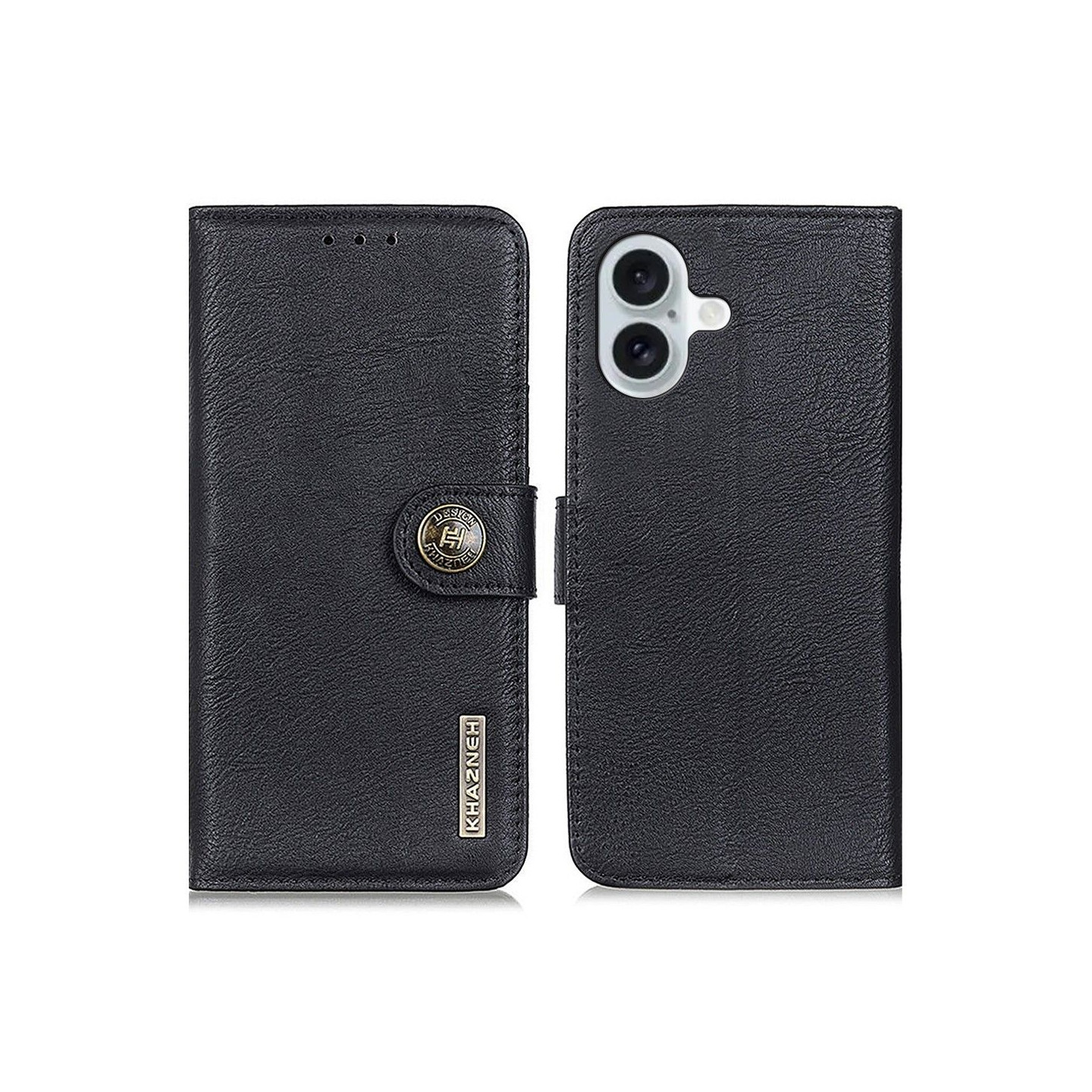 KHAZNEH For iPhone 16 Plus Wallet Stand Case