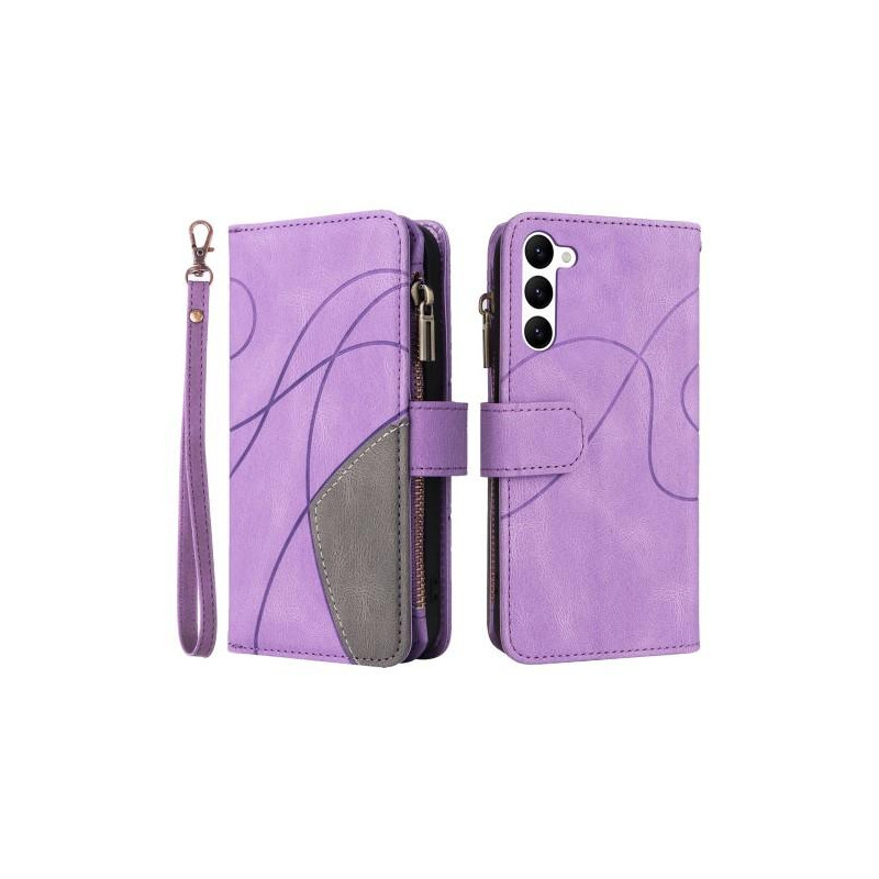 KT Multi - function Series - 5 For Samsung Galaxy S23 Phone Case Purple/Grey