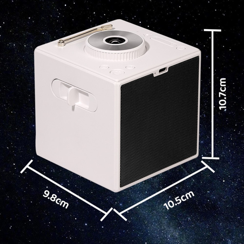 Multifunctional Galaxy Star Projector White Noise Bluetooth Speaker
