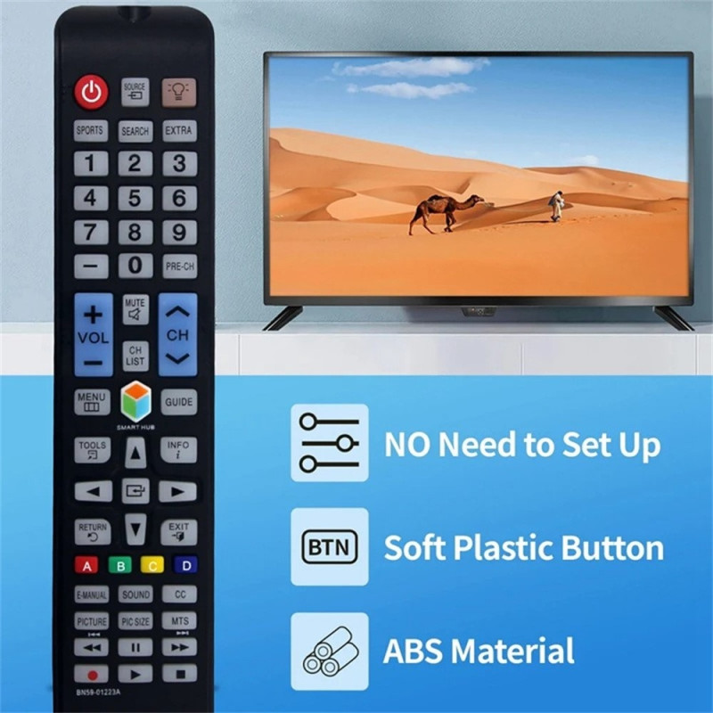 TV fjärrkontroll Ersättning för BN59 - 01223A Samsung TV
