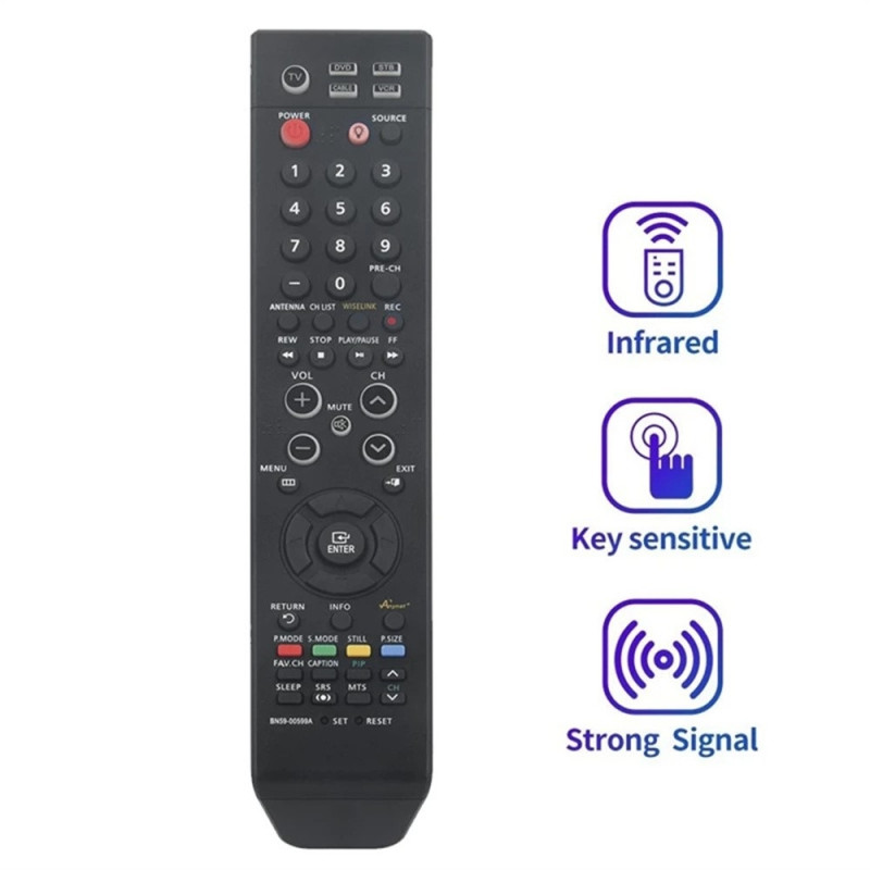 TV fjärrkontroll Ersättning för BN59 - 00599A Samsung TV