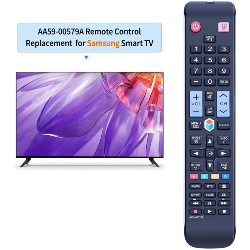 TV - fjernkontroll Erstatning for AA59 - 00579A Samsung TV