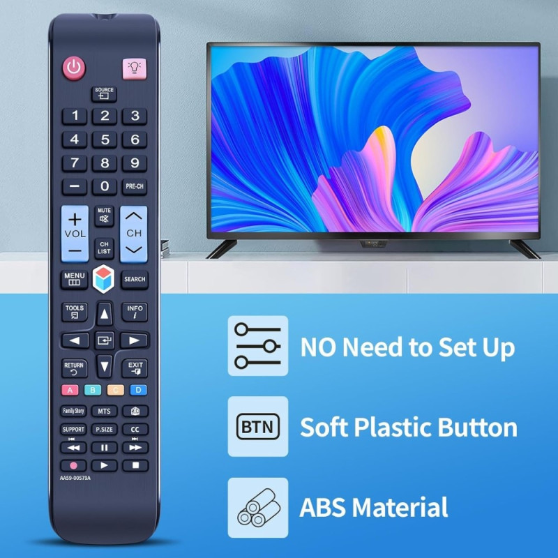TV - fjernkontroll Erstatning for AA59 - 00579A Samsung TV