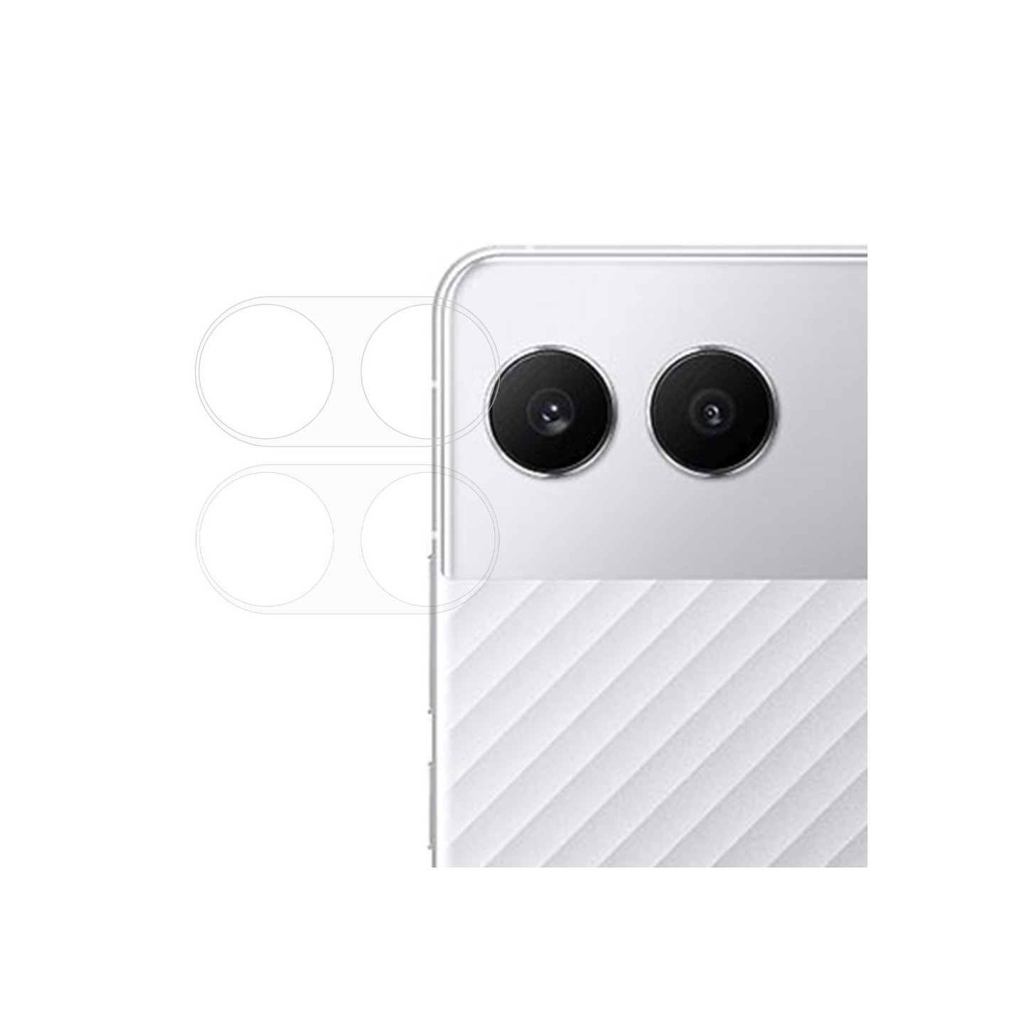 2 - Pack Kamera Lins Skydd för OnePlus Nord 4, Reptåligt Härdat Glas