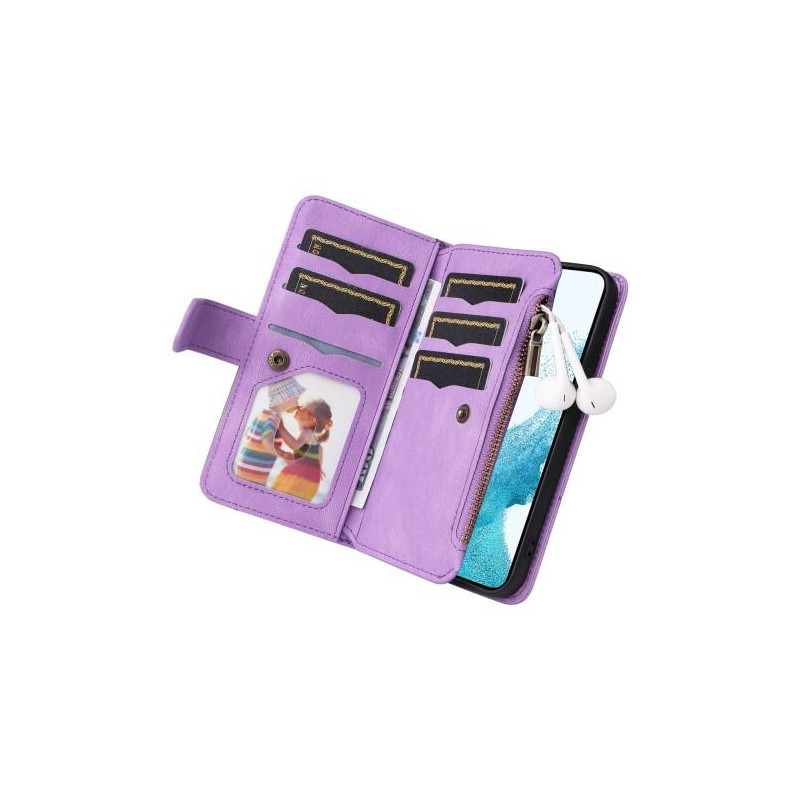 KT Multi - function Series - 5 For Samsung Galaxy S23 Phone Case Purple/Grey