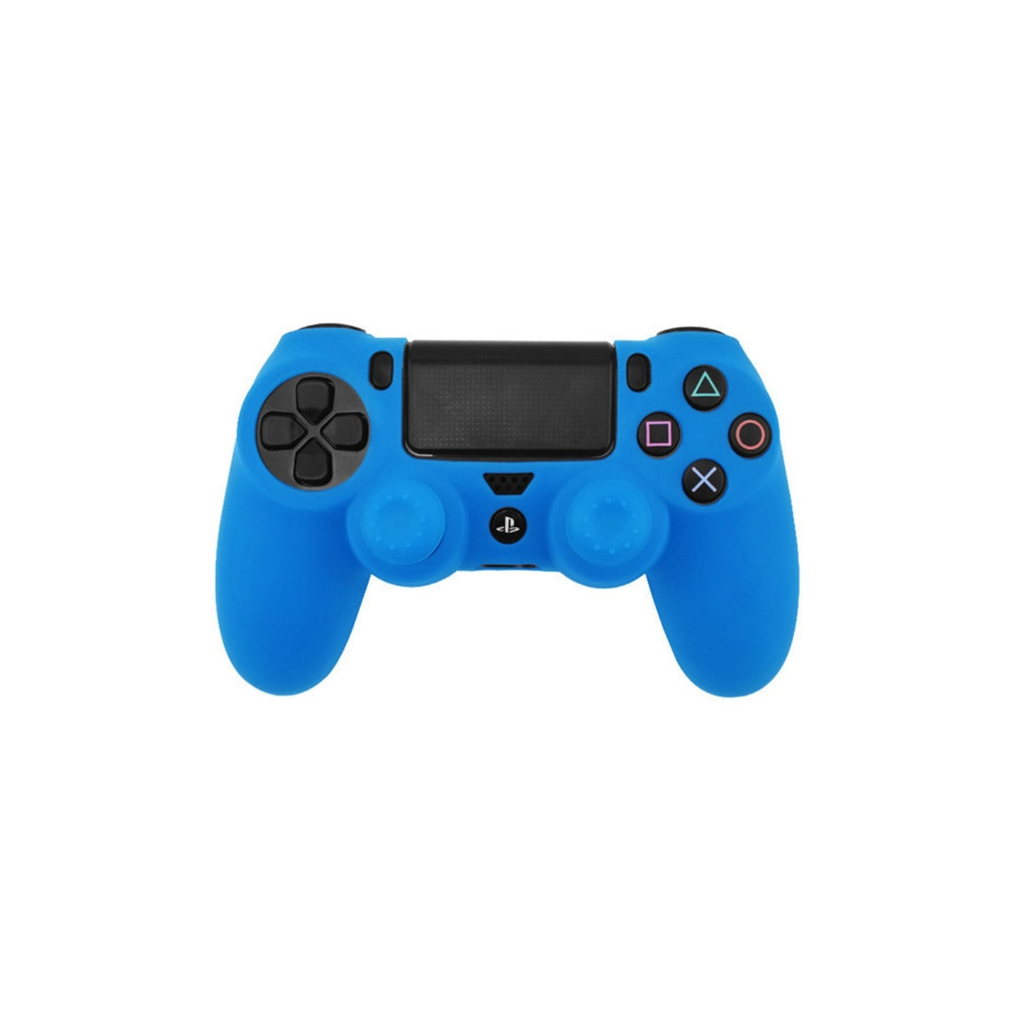 Case for Sony PlayStation 4 Pro Slim PS4 Anti - Slip Silicone Skin Cover - Blue