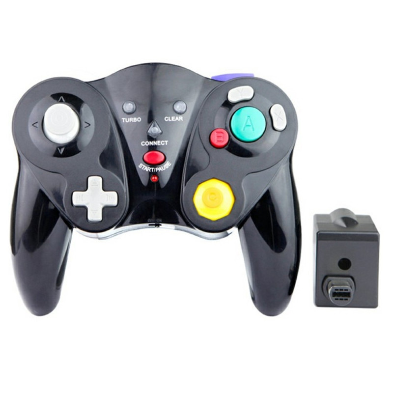Compatible with Nintendo Gamecube Wireless Gamepad Turbo Vibration Game Controller