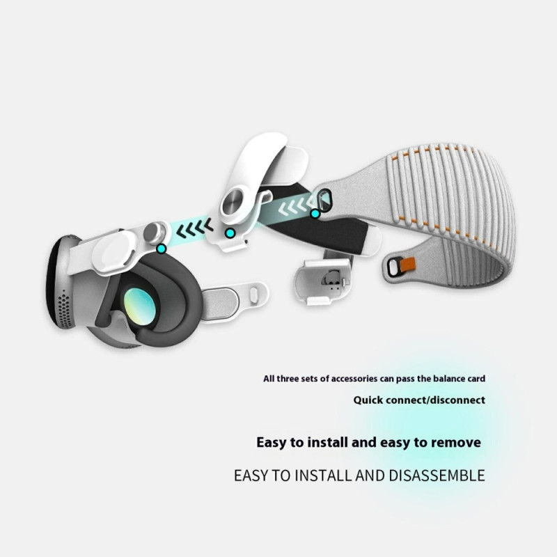 WOLMTT justerbart huvudfäste för A Vision Pro VR - headset tillbehör 45 - grader