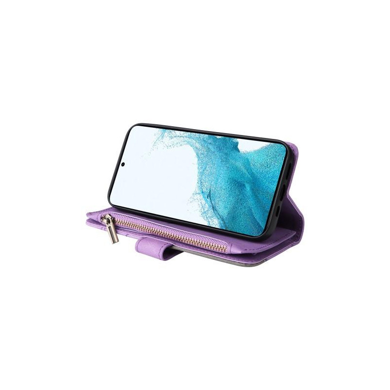 KT Multi - function Series - 5 For Samsung Galaxy S23 Phone Case Purple/Grey
