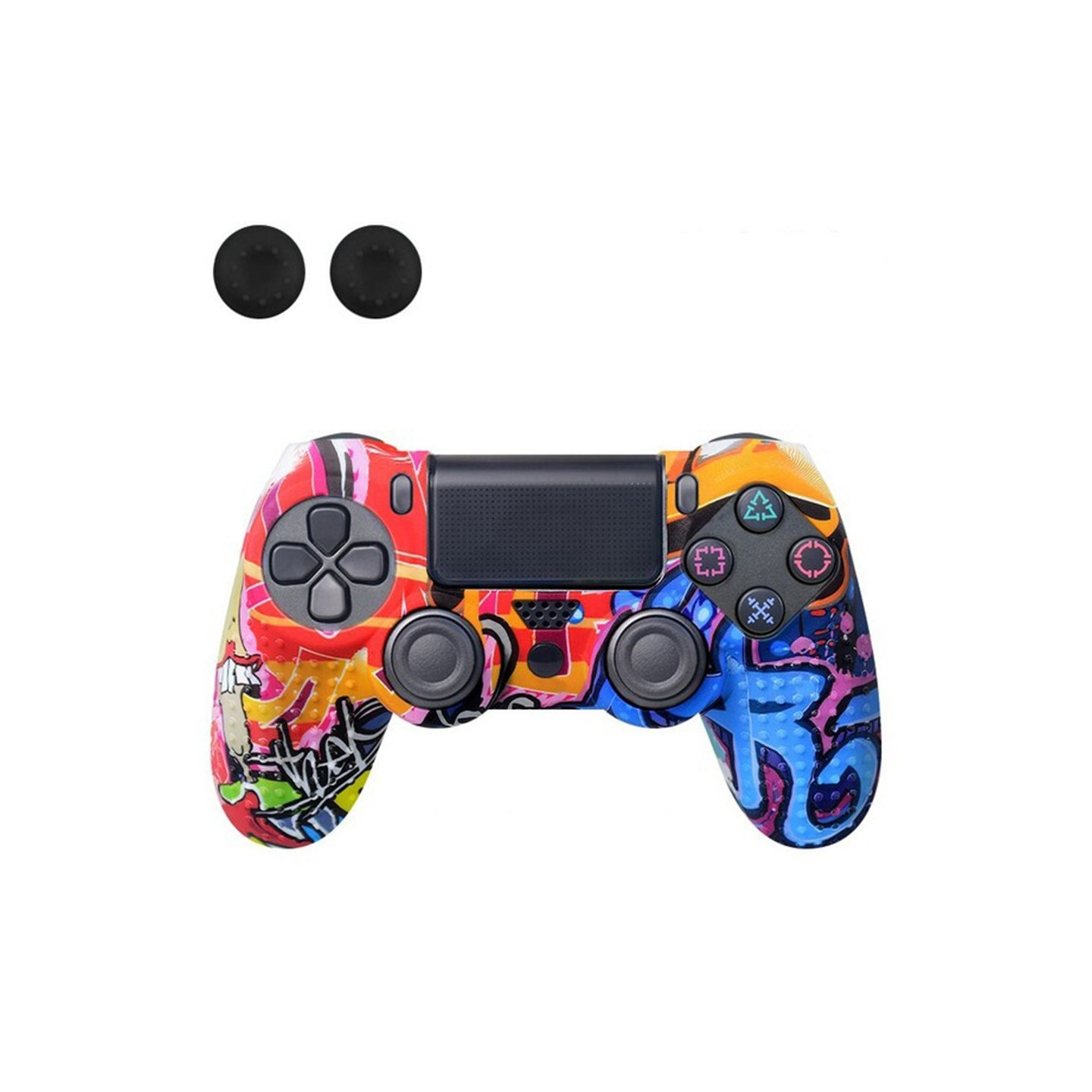 Etui til Sony PlayStation 4 Pro Slim PS4 Anti - Slip Silikone Skin Cover - Blue R