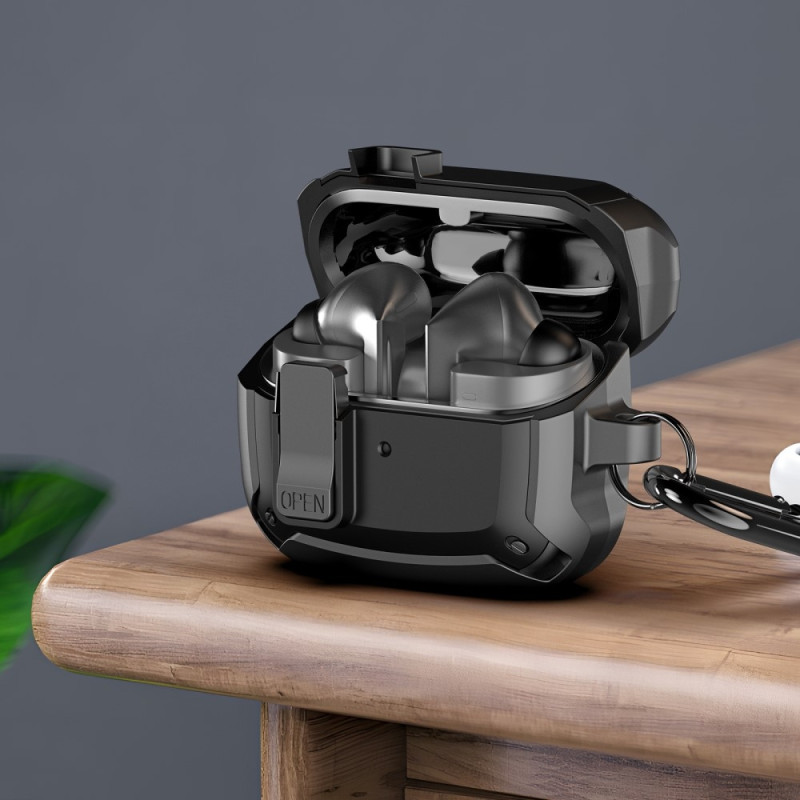 DUX DUCIS för Samsung Galaxy Buds3 Pro Buds3 Fodral Skal med krok - Vit