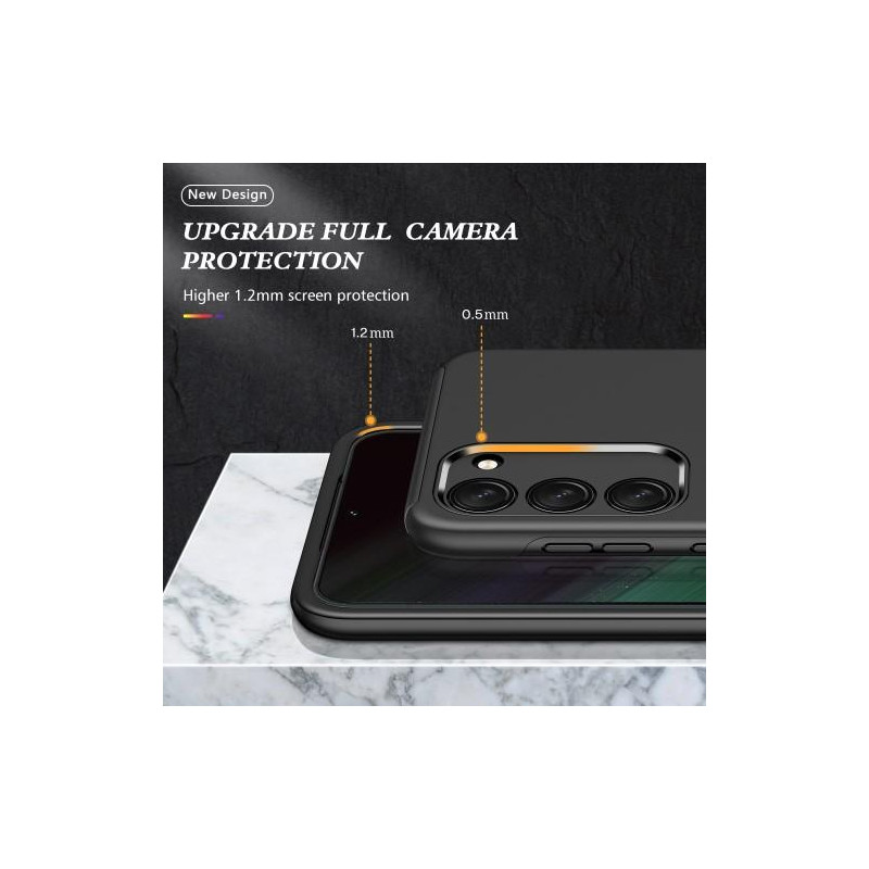 Samsung Galaxy S23 Hybrid Deksel Med Fingerring - Svart