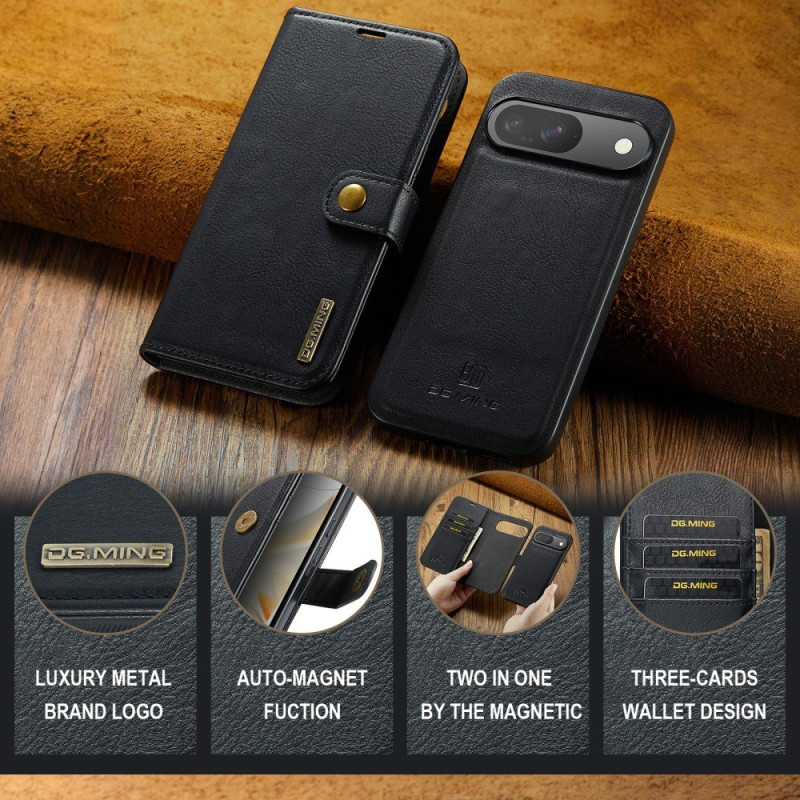 DG.MING til Google Pixel 9 / 9 Pro Aftageligt 2 - i - 1 tegnebogsdæksel
