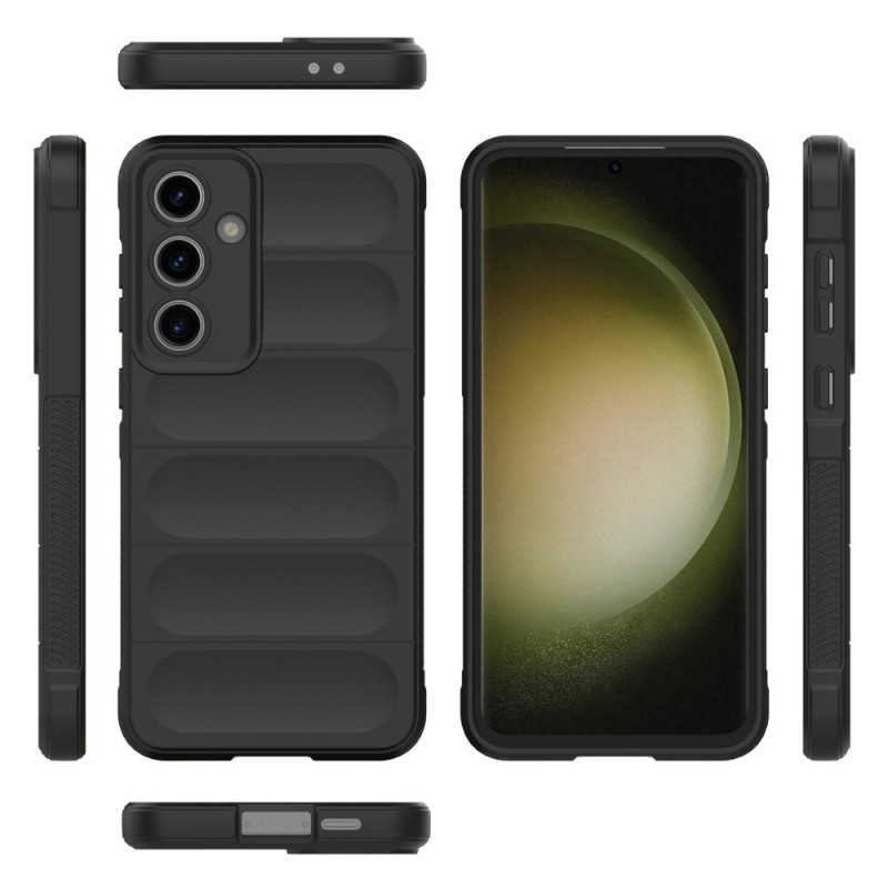 For Samsung Galaxy S24 FE Case Soft TPU Drop Resistant Phone Cover - Black