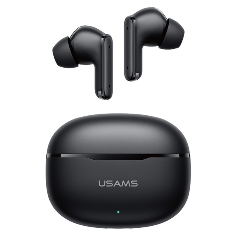 USAMS Echo E05 Trådløse Hovedtelefoner In-Ear Bluetooth Dynamiske Drivere - Sort