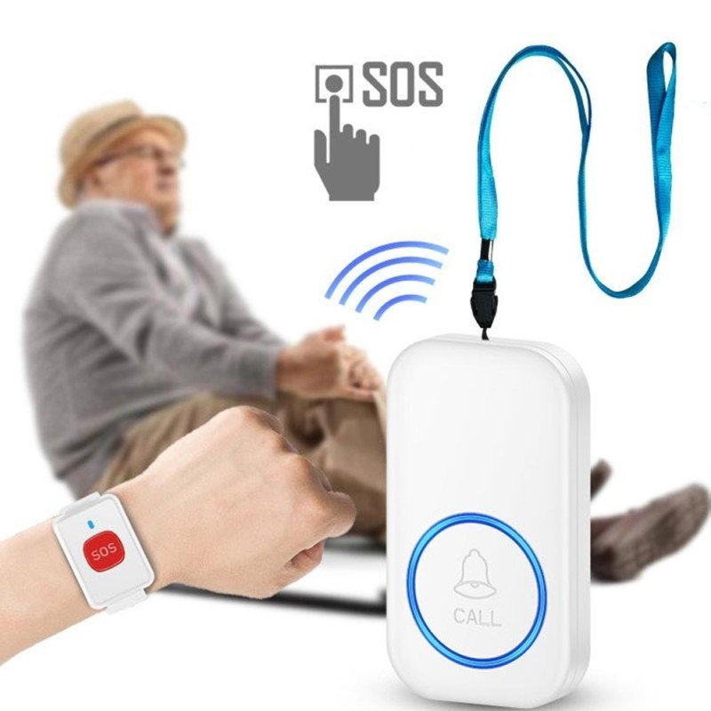 300m Wireless Alarm System Assault Alarm Emergency Help