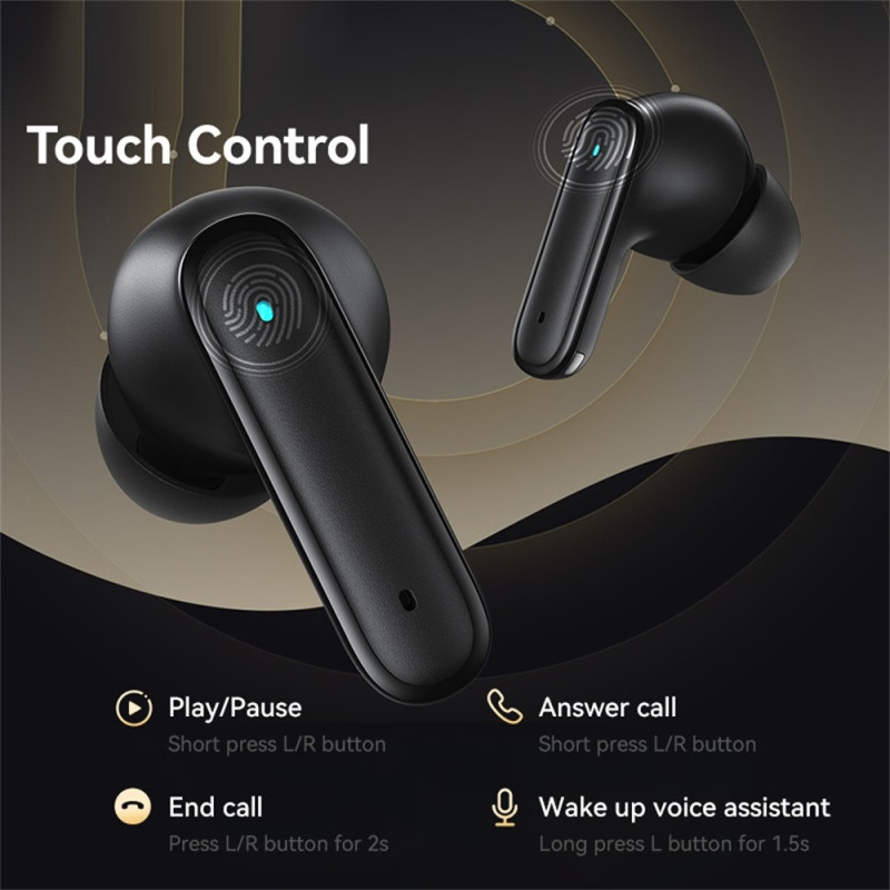 USAMS Echo E05 trådløse hodetelefoner med dynamiske Bluetooth-drivere – Hvit